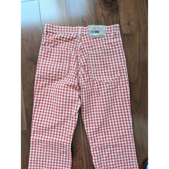 Paul Smith Jeans Red Gingham Check Pants Size 30 Japan Exclusive 100% Cotton - Picture 7 of 8